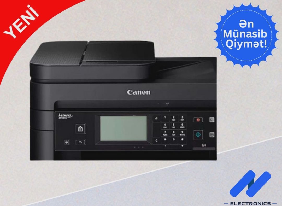 Çoxfunksiyalı lazer printer Canon i-SENSYS MF237w — Printerləri, Bakı (2)