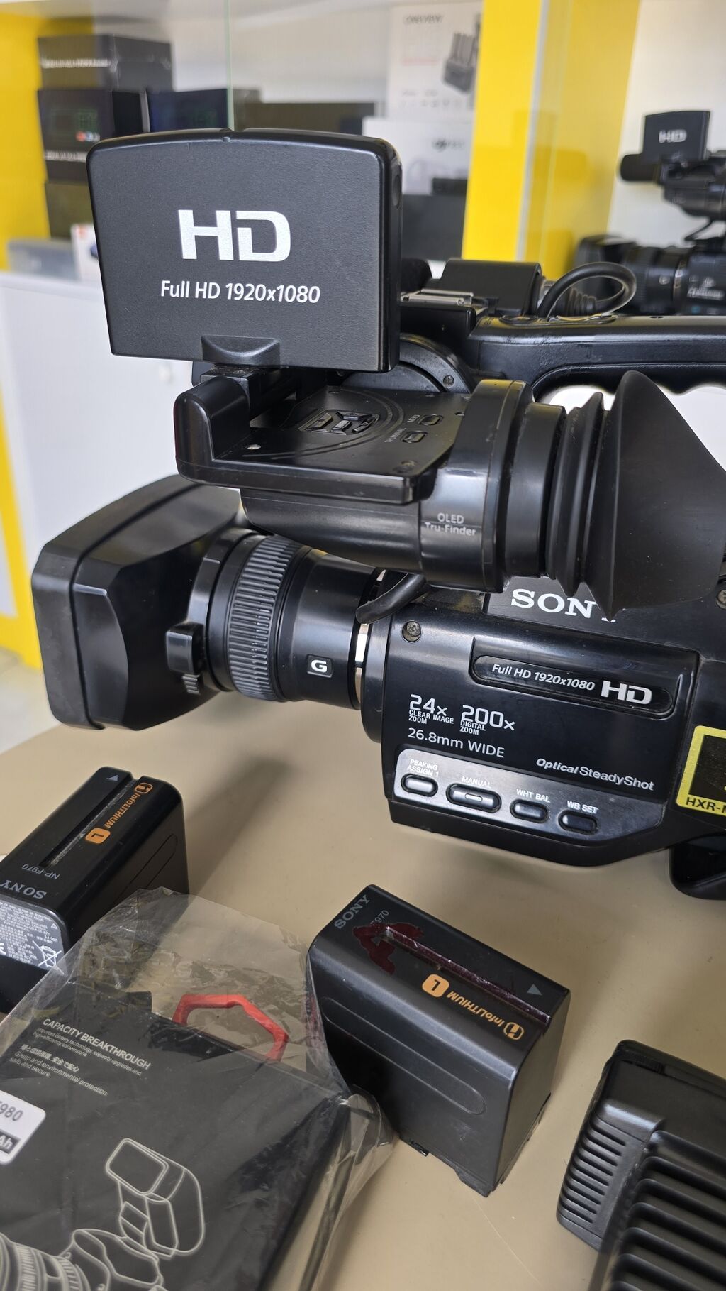 Sony HD-2500 Tam kamplekt. şəkildə nə varsa üzərində verilir — Video kamera, Şəki (5)