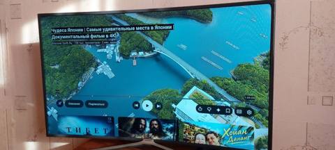 Samsung LED 140 ekran Smart televizor satiram,eyri ekran modeldi,her — Goods