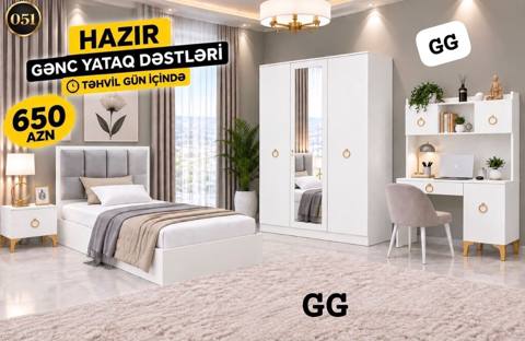 Hazır Gənc Yataq Dəsti Qiymət: 650 AZN Təhvil: Gün içində (sürətli — Баку