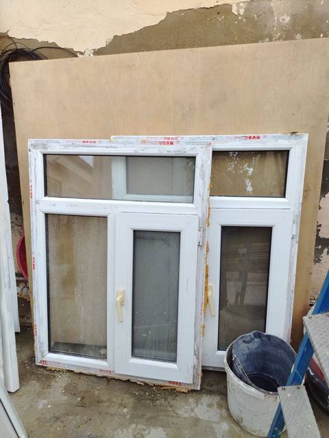 PVC pəncərə blokları dəsti - Material: ağ PVC profil - Şüşə: ikili — 120 ₼ · Хырдалан · Pəncərələr, qapılar, balkonlar PVC pəncərə blokları dəsti - Material: ağ PVC profil - Şüşə: ikili — Хырдалан