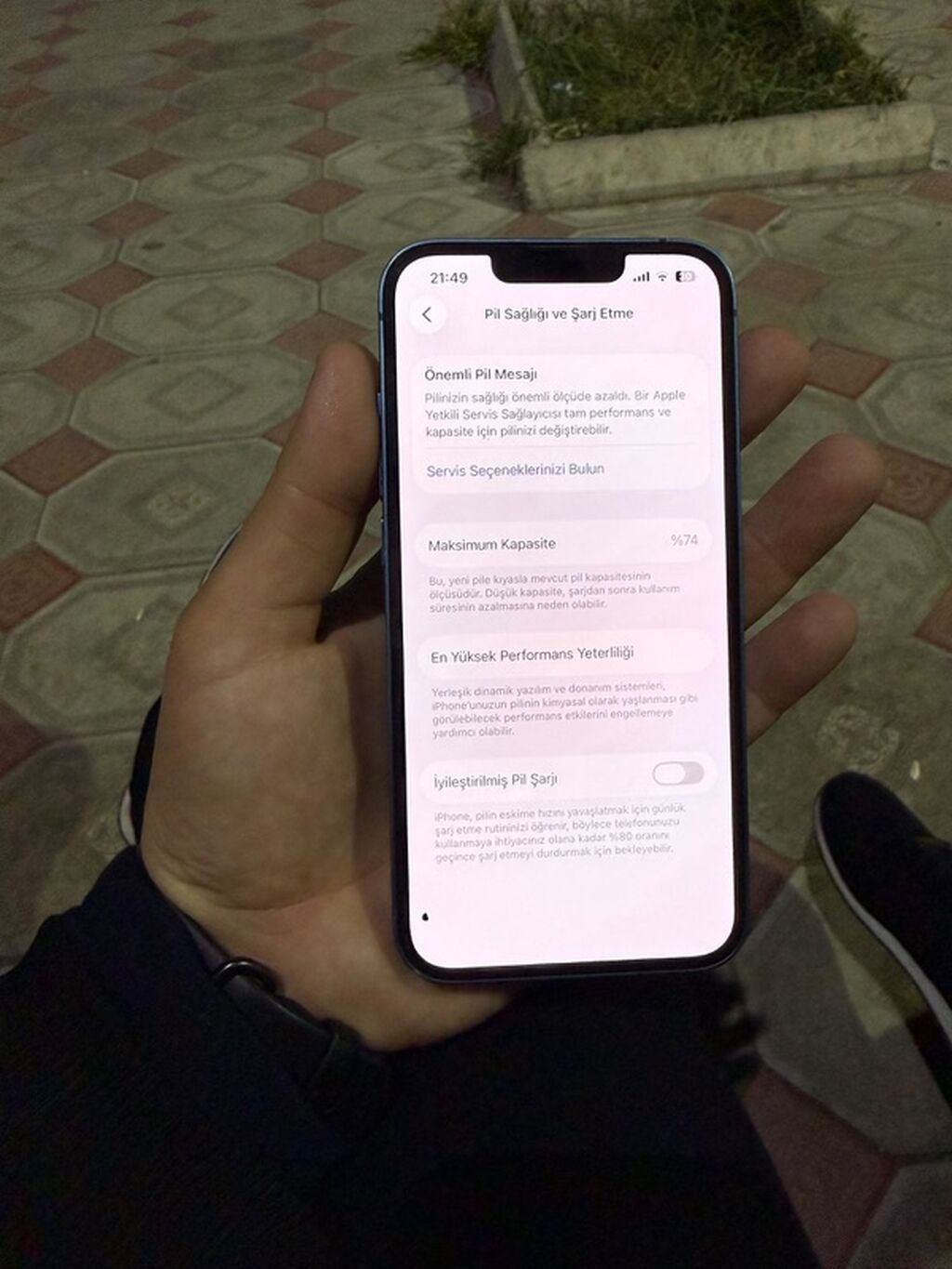 IPhone 13, Mavi, Face ID — Apple iPhone, Bakı (2)