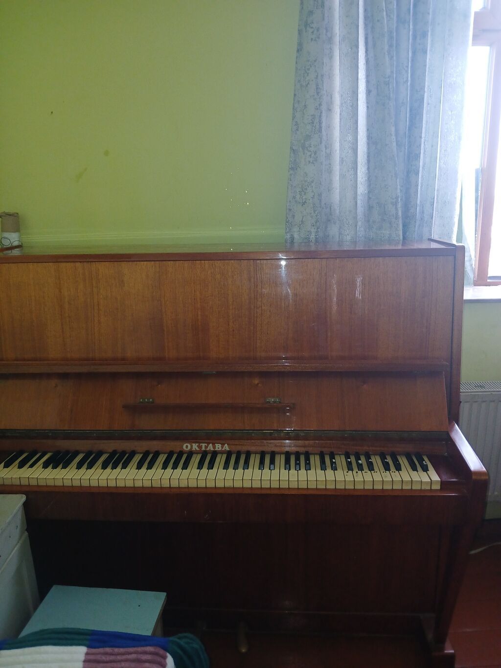 Oktaba upright piano - Model: Oktaba, akustik dik (upright) piano — Pianino və digər klaviş alətləri, Bərdə (2)