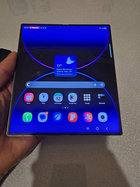 Samsung Galaxy Z Fold 6, 256 GB, rəng - Gümüşü, Barmaq izi — Баку