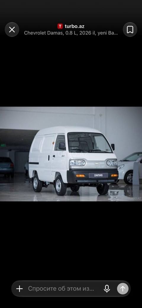Chevrolet Van: 0.8 l 2023 il Van body type — 5 ₼ · Baku · Avtomobillər Chevrolet Van: 0.8 l 2023 il Van body type — Baku