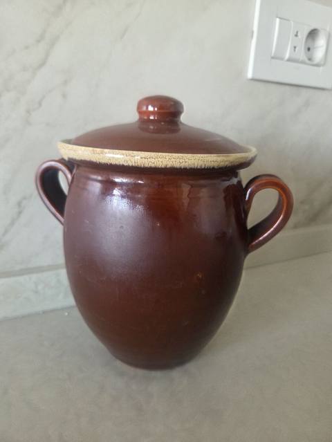 Qazan, rəng - Qəhvəyi, Keramika, 2 l, 16 sm — 25 ₼ · Баку · Bişirmə qabları Qazan, rəng - Qəhvəyi, Keramika, 2 l, 16 sm — Баку