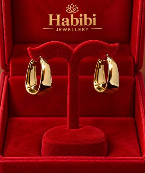 Sırğalar Habibi Jewellery HJ077 qızılı — Tovarlar