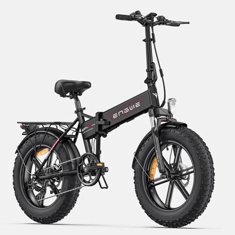 Engwe markalı qatlanan elektrik velosiped. Kompakt qatlanan — Гобу