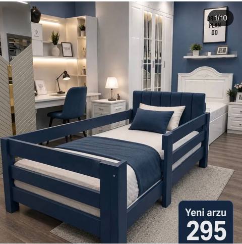 Uşaq/yeniyetmə üçün tək nəfərlik çarpayı – “Yeni arzu 295” - Rəng — 295 ₼ · Digah · Yataqlar Uşaq/yeniyetmə üçün tək nəfərlik çarpayı – “Yeni arzu 295” - Rəng — Digah