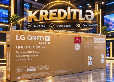 LG Televizor 50" QLED — Bakı