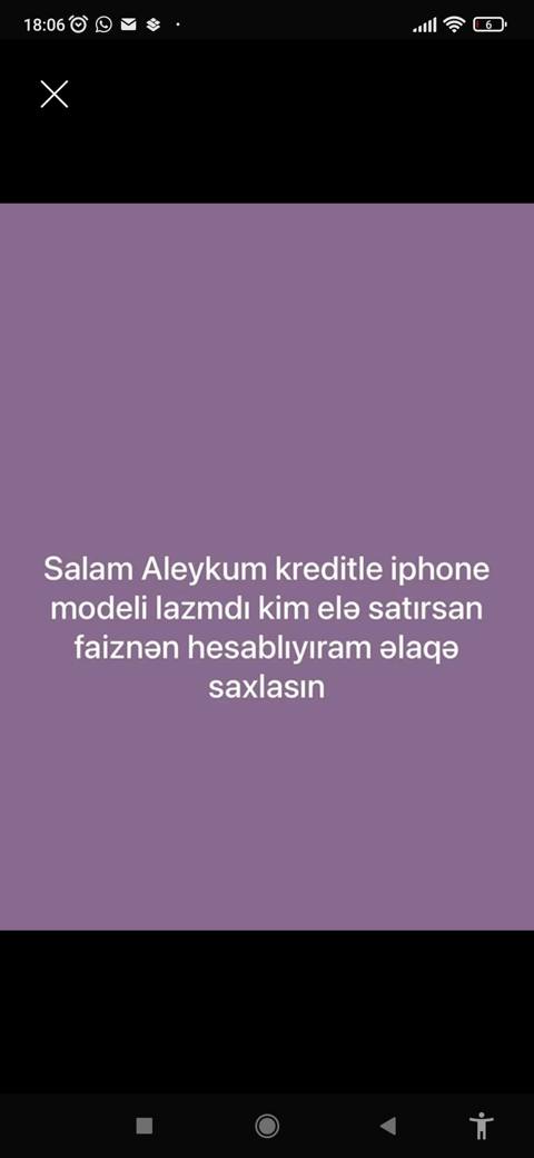 Kredit — 1 000 ₼ · Gəncə · Apple iPhone Kredit — Gəncə