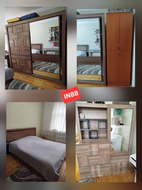 2 təknəfərlik çarpayı, Dolab, Termo, 2 tumba, Türkiyə, İşlənmiş — Дигях