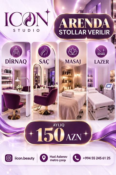 Dırnaq ustası tələb olunur, Yerin icarəsi — Bakı