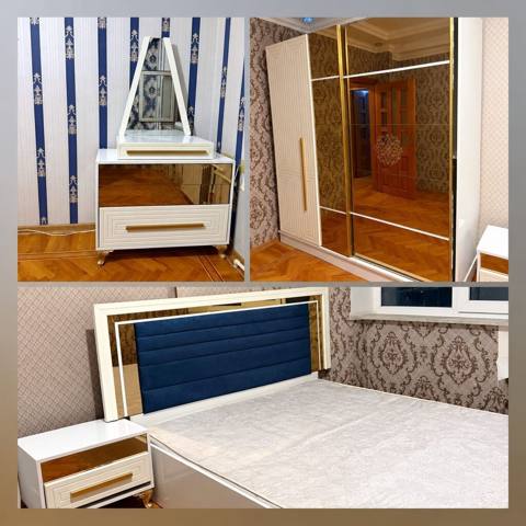 Yataq dəsti satılır 700₼. Matrası var. Ünvan 8 noyabr. 5571. Fatimə99 — Mebel