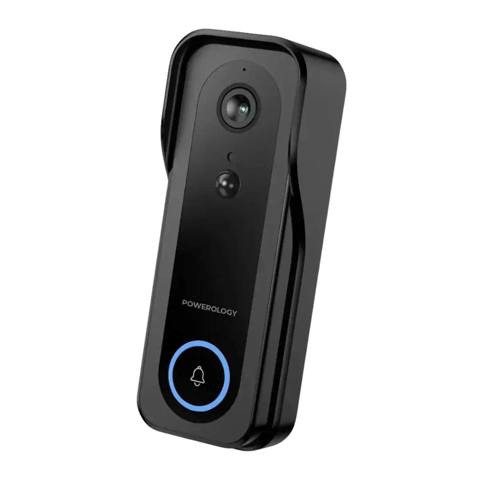 Powerology Smart Doorbell Camera 3MP IP65 5200mAh - Black — 199.99 ₼ · Баку · Mallar Powerology Smart Doorbell Camera 3MP IP65 5200mAh - Black — Баку