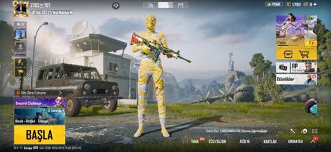 Pubg Mobile hesabı – müxtəlif nadir skinlər və zəngin inventar — Баку