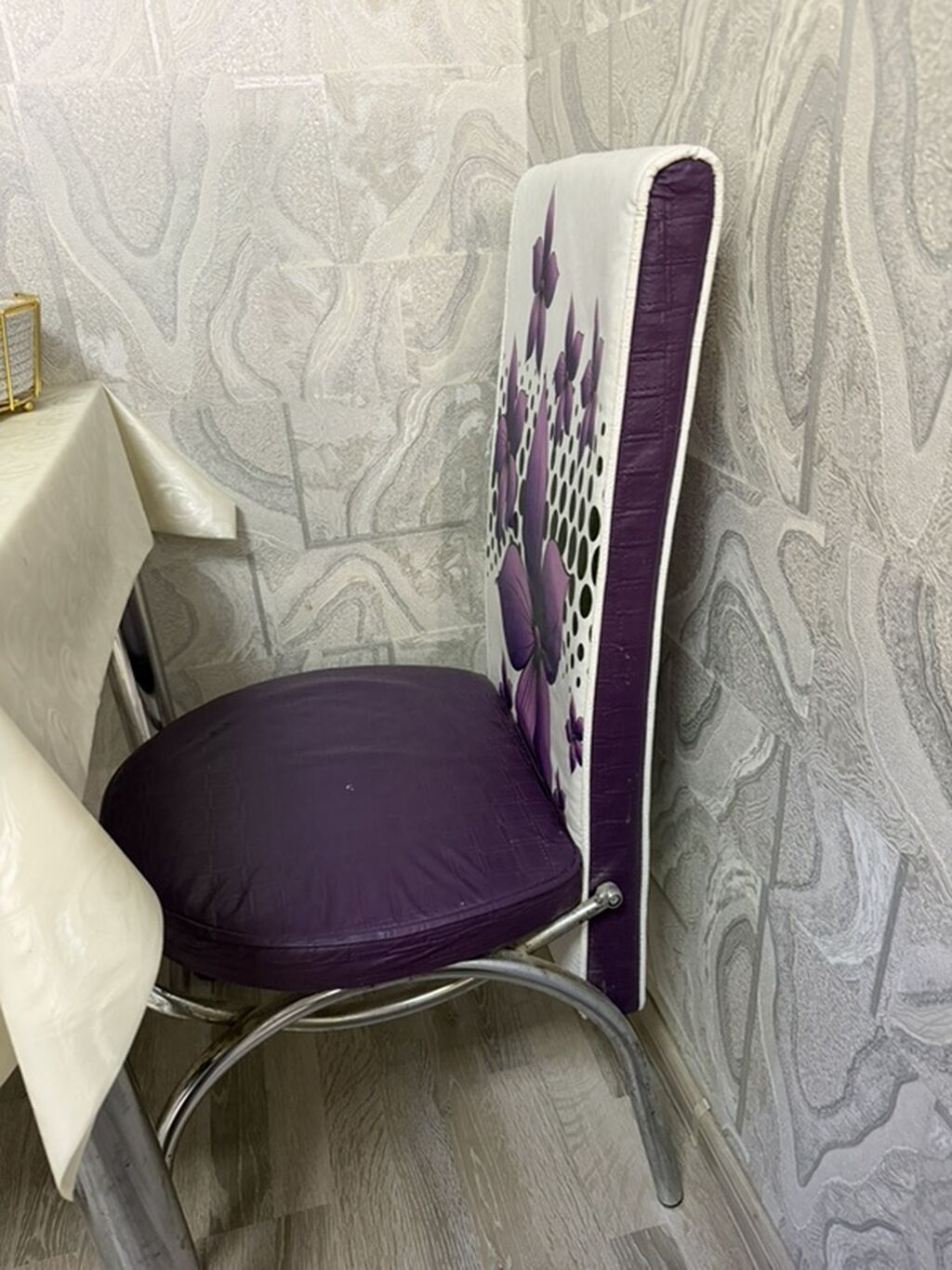 Mətbəx üçün, İşlənmiş, Açılan, Dördbucaq masa, 4 stul — Masalar və stullar, Bakı (3)