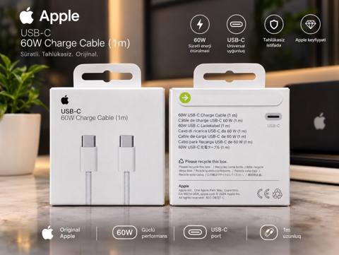 Kabel Apple, Type C (Usb-c), Yeni — 15 ₼ · Digah · Smartfon üçün kabelləri və keçidçilər Kabel Apple, Type C (Usb-c), Yeni — Digah