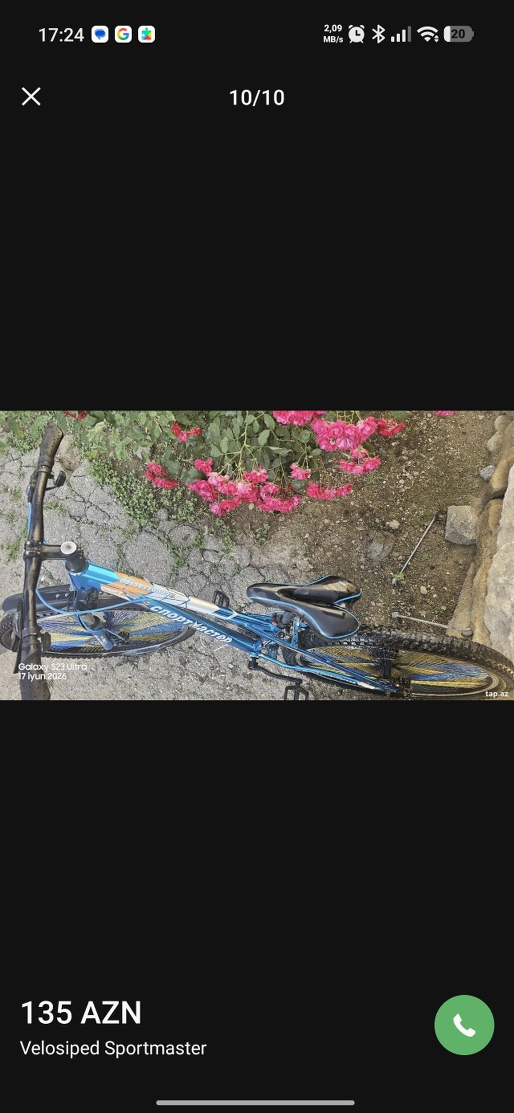 Velosiped “Sportmaster” – dağ/şosse tipli, 29" təkərli. Rusiya — Dağ velosipedləri, Qobustan (2)