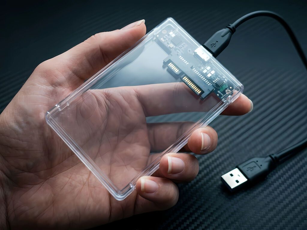 USB 3.0 Şəffaf Hard Disk və SSD Xarici Qutusu (Enclosure) – 5Gbps Uasp — Digər, Bakı (3)