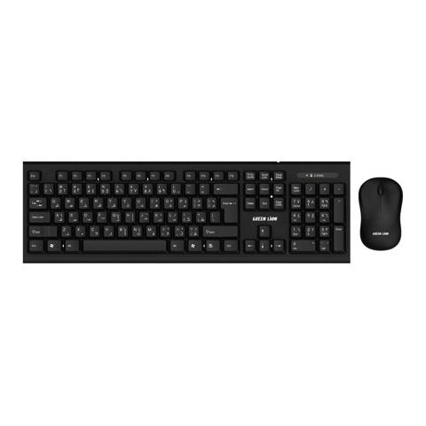 Green Lion Wireless Keyboard and Mouse - Black — ADASTRA MMC — Smartphone Accessories