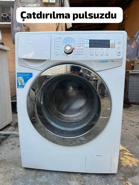 Samsung Eco buble 7kq paltaryuyan 240 azn satılır tam işlekdir — 240 ₼ · Baku · Çamaşır maşınları Samsung Eco buble 7kq paltaryuyan 240 azn satılır tam işlekdir — Baku