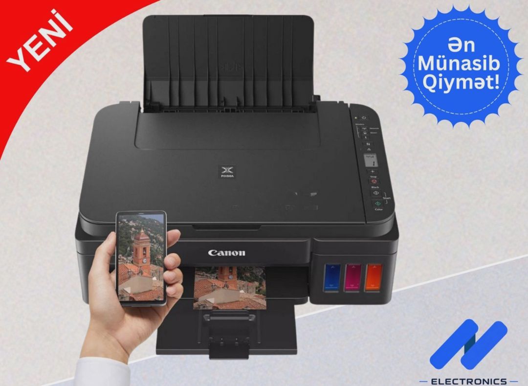 Printer Canon Pixma G3410 3in1 — Printerləri, Bakı (3)