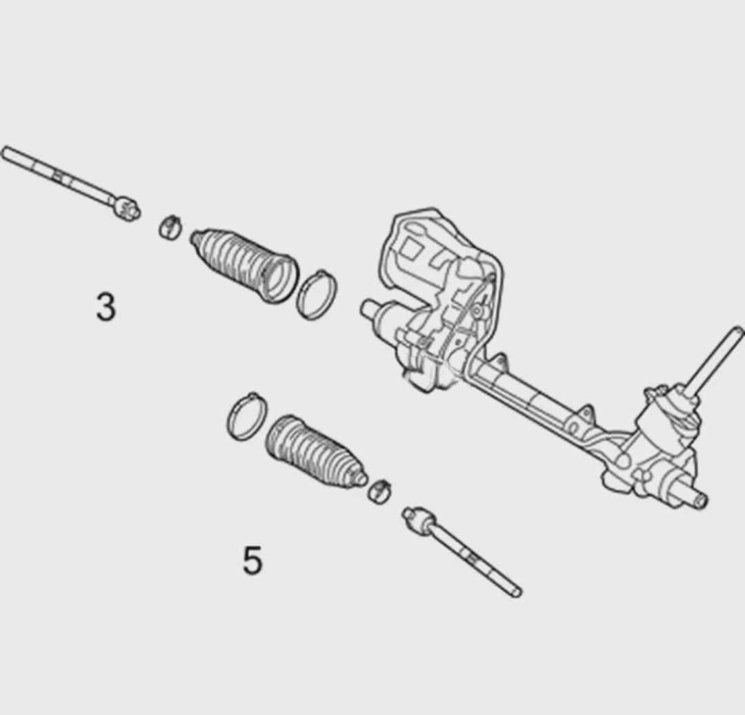 Sükan reykası Ford Fusion 2013-2020 — Ehtiyat hissələri, Bakı (4)