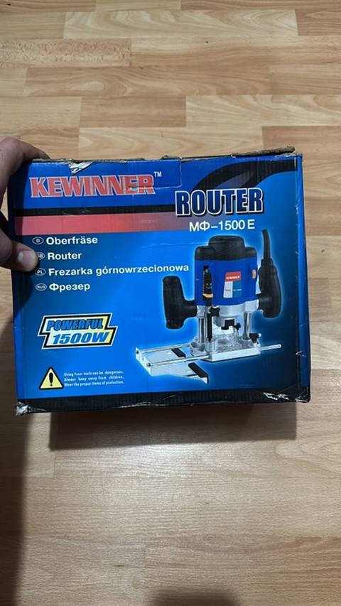Kewınner Router MФ-1500 E – ağac üzərində frezləmə işləri üçün güclü — Баку