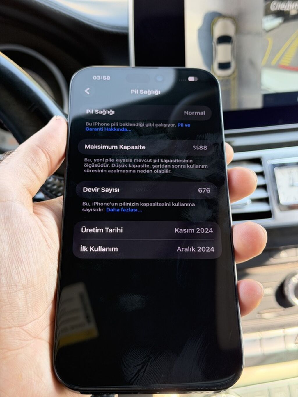 IPhone 16 Pro Max, 256 GB, Qara, Simsiz şarj — Apple iPhone, Bakı (5)