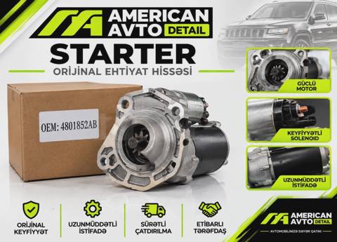 Starter Jeep, Dodge, Chrysler 3.6 — Cars