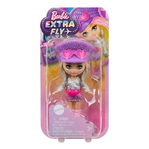 Kukla Barbie Extra Mini Minis Travel çəhrayı saçlar ilə — Bakı