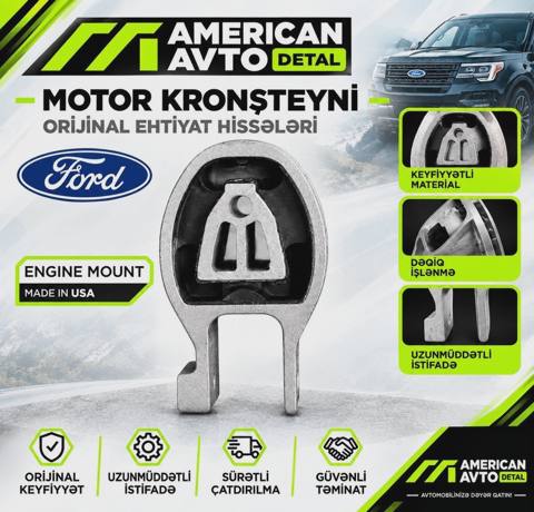 Mühərrik yastığı Ford Fusion 2013-2020 1.5 — Bakı