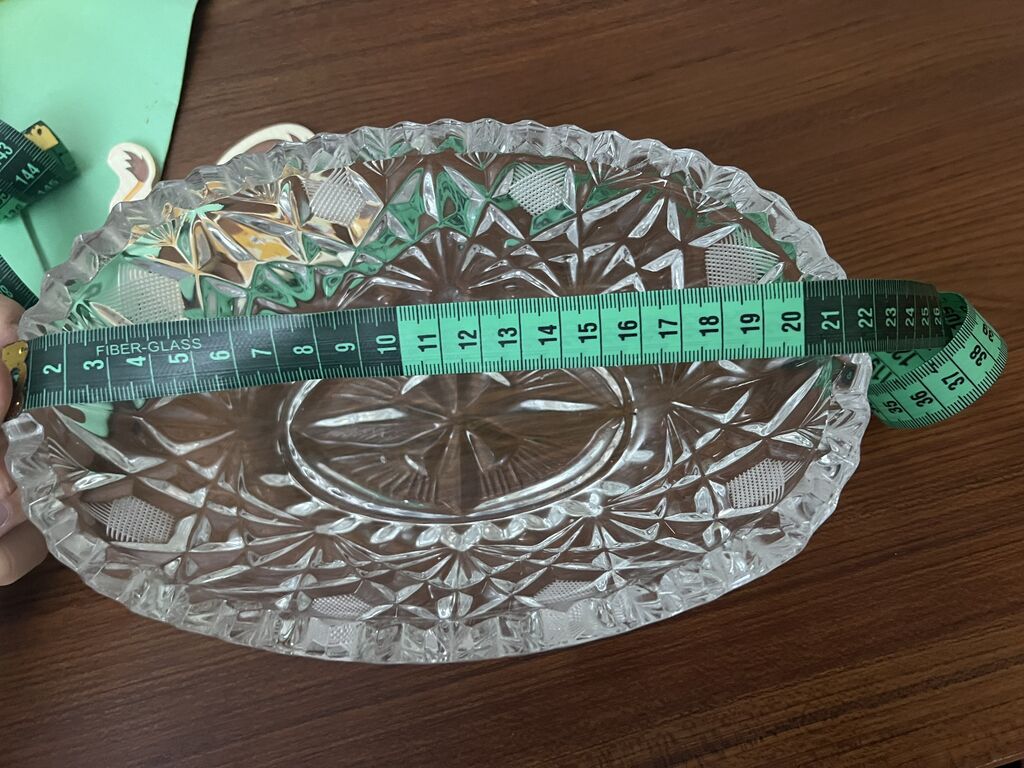 Xrustal konfet qabları-60 manat ikisi birlikdə — Süfrə qabı, Bakı (3)