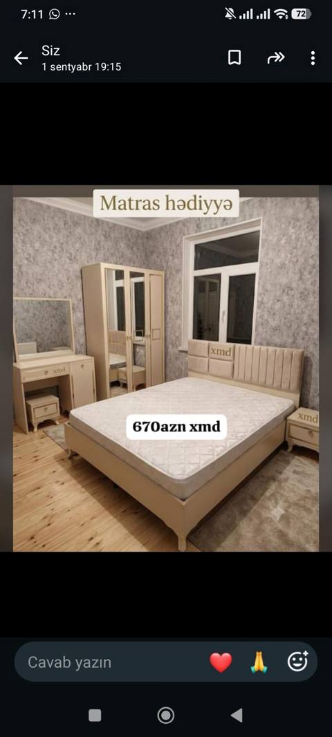 istehsanin ozunden alin hem vaxtinza hem büdcənizə qənaət edin — Yotoqxona mebeli