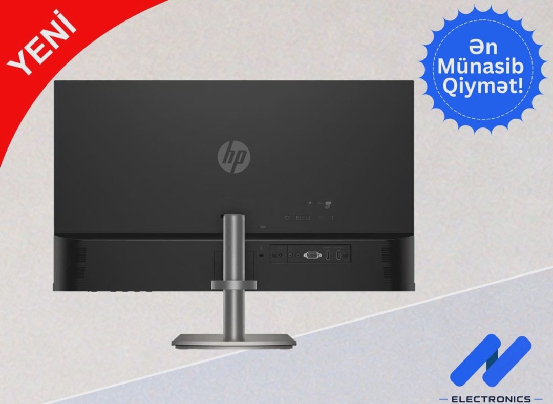 Monitor HP 527da 27" FHD 100Hz IPS — Monitorlər, Bakı (3)