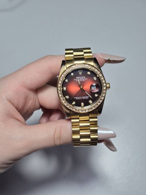 Qızılı rəngli qol saatı – Polex Oyster Perpetual Datejust üslubunda — 70 ₼ · Баку · Qol saatları Qızılı rəngli qol saatı – Polex Oyster Perpetual Datejust üslubunda — Баку