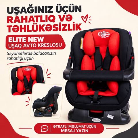 Elite New uşaq avto kreslosu Uşağın avtomobildə daha rahat və — Digah
