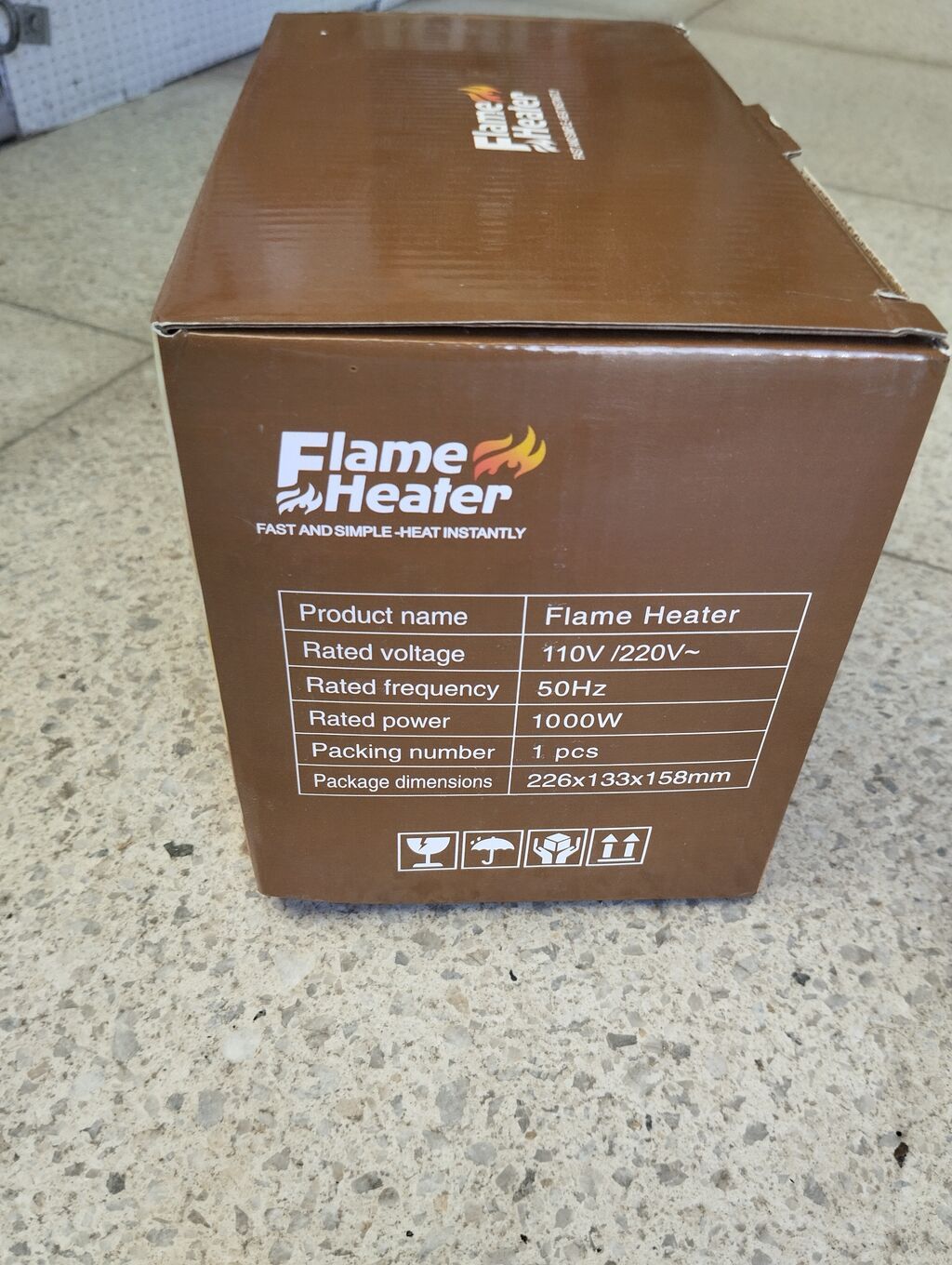 Flame Heater elektrikli mini şən şömine tipli qızdırıcı — Isıtıcılar və isı ventilatorları, Bakı (3)