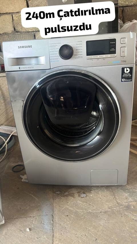 Samsung Eco buble 7kq paltaryuyan 240 azn satılır tam işlekdir — 240 ₼ · Baku · Çamaşır maşınları Samsung Eco buble 7kq paltaryuyan 240 azn satılır tam işlekdir — Baku