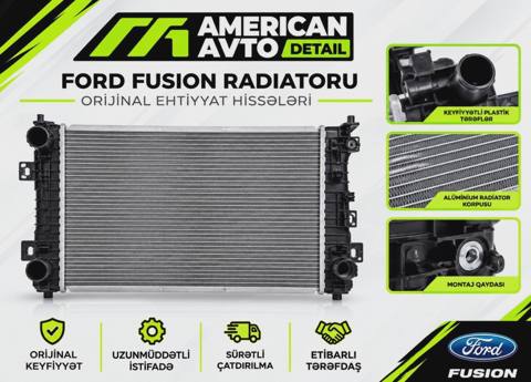 Su radiatoru Ford Fusion 2013-2020 — 105 ₼ · Баку, Nizami · Soyutma sistemi Su radiatoru Ford Fusion 2013-2020 — Баку