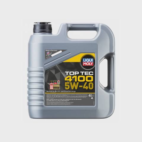 Avtomobil mühərrik yağı Liqui Moly Top Tec 4100 5W-40 4L (LM2195/7547) — Баку