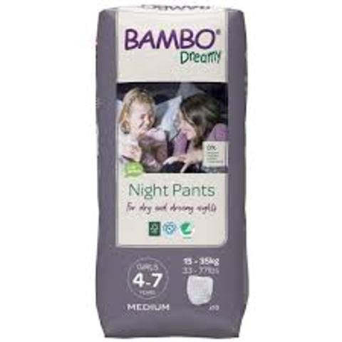 Uşaqlar üçün gecə tuman-bеzləri Bambo Dreamy Night Pants, 15-35 kq, 10 əd — Bakı