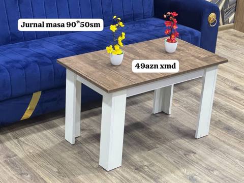 Dördbucaq masa, Açılmayan, Təkərsiz, Teksturalı laminat — 49 ₼ · Baku · Jurnal masaları Dördbucaq masa, Açılmayan, Təkərsiz, Teksturalı laminat — Baku