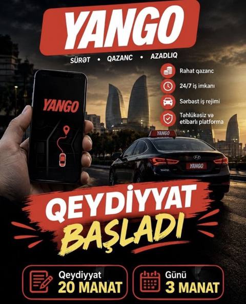 Taksi sürücüsü tələb olunur, Şəxsi nəqliyyat vasitəsi ilə, Gündəlik ödəniş — 3 ₼ · Khirdalan · Nəqliyyat, logistika, anbar Taksi sürücüsü tələb olunur, Şəxsi nəqliyyat vasitəsi ilə, Gündəlik ödəniş — Khirdalan