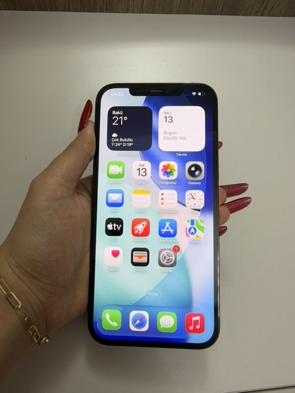 IPhone 12 Pro Max, Göy, Face ID — Apple iPhone, Mehdiabad (2)