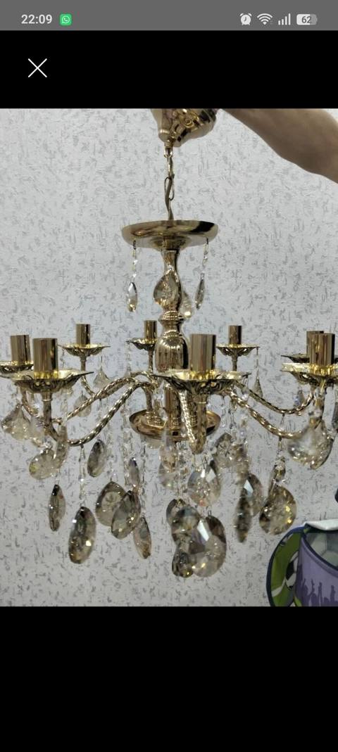 Çılçıraq, 6 lampa, Metal — Bakı