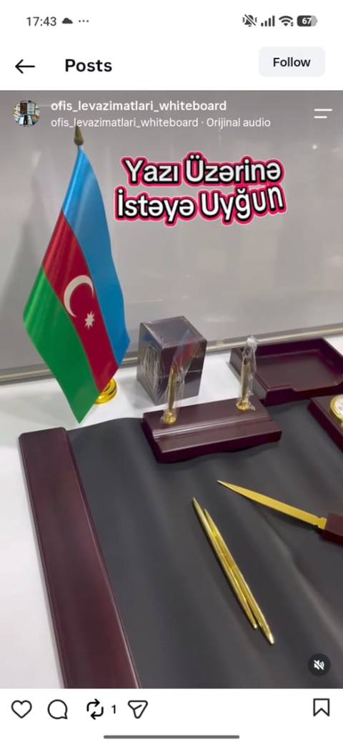 Masaustu hediyye ofis destdi qelemli yenidi qutudadi — Баку