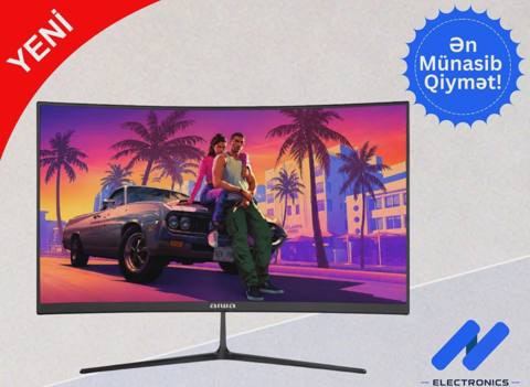 Monitor Aiwa Gaming G2407C 23.6" Curved 144Hz — 199 ₼ · Baku · Monitorlər Monitor Aiwa Gaming G2407C 23.6" Curved 144Hz — Baku