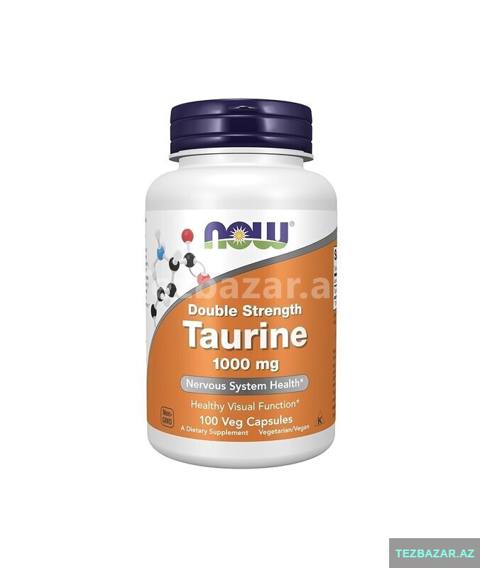 now Foods Taurine 1000 mg Taurin Double Strength — 42 ₼ · Bakı · Gözəllik və səhiyyə now Foods Taurine 1000 mg Taurin Double Strength — Bakı